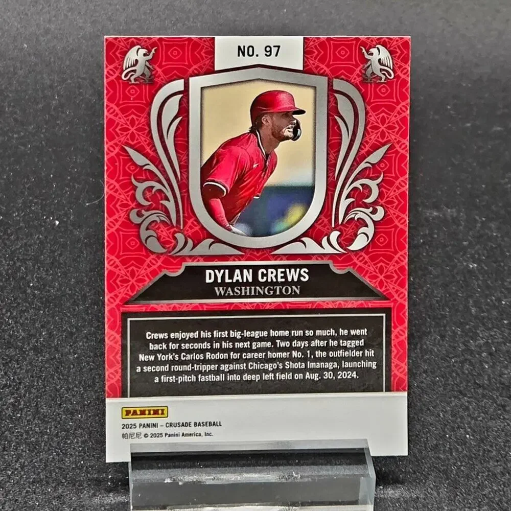 Dylan Crews Bowman Chrome Crusade Mojo RC's Washington Nationals Top Prospect - Picture 7 of 7